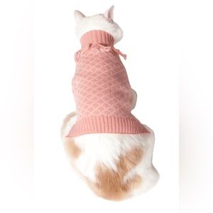 🥳HP🥳 Cat Pink Tassels Adorable Pet Sweater Little XS Kitten Pup Rabbit 🐰